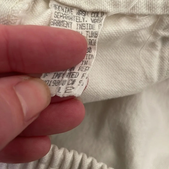 Vintage Hook & Tackle beer can utility cargo pocket khaki shorts women’s 24/ XXS - Picture 5 of 8